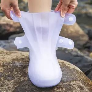 신발 위에 신는 실리콘 신발 덧신 장화 레인 슈 커버