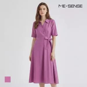 [미센스] 사선여밈 A라인 원피스_MB45OPP106Z