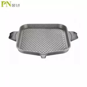 프라이팬 PN풍년 샤르텐IH 스톤 구이팬 34 x 29cm 고기불판 구이용 불판 주물팬