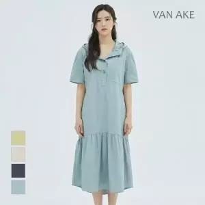 [반에이크] 후드넥 반팔 원피스_VB35OPMD04Z