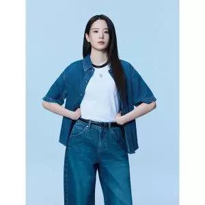 [폴햄]여성 반팔 데님 셔츠 PHG2DW2149_P425726120