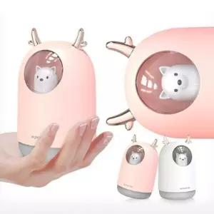 USB 미니 가습기 무드등 사무실 캠핑 무소음 소형