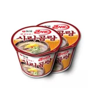 농심 사리곰탕 큰사발 111g 16입 1박스 [BXA16732]