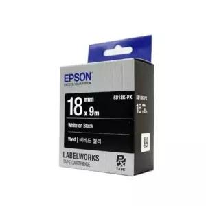 엡손 라벨테이프18mm SD18K-px.흑/백글씨.1개 [BRG29819]