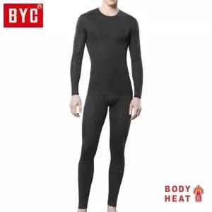 BYC 남성 보디히트 베이직 상하세트 S0028 재색