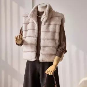 커스텀에이블 데일리 페이크 밍크조끼T2512FU008D 1390913