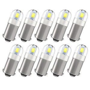 세룬도 오토 BA9S LED 자동차 전구 BA9 1895 537 전구, 2SMD 3030칩 6000K 화이트 47830 64111 3893 실내 돔 지도 번호판 글로브 박스 라이트 등, 10개들이