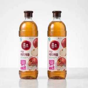 홍초 레드애플 저당 기능성 1.5L x 2개