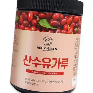 (올핀)구례산수유 분말 가루 300g 국산 헬로우그린