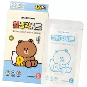 (다올)열냉각시트 6매입 해열패치 국산 라인프렌즈