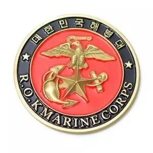 (다올)해병대 엠블럼 철제 차량용 스티커