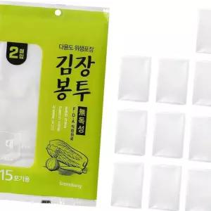 (다올)대형 김장봉투 두꺼운 국산 투명비닐 10매 개별포장
