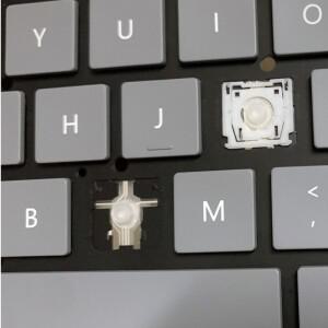Microsoft Surface Laptop Go 1943 12.4 9Z.NJ0PQ.201 키보드용 교체 키캡 키  가위 클립 힌지