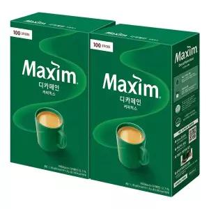 [하프클럽/맥심]맥심 디카페인 커피믹스 200T