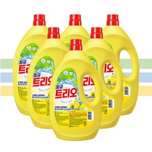항균 트리오 주방세제 2kg 6개 퐁퐁 과일 채소 세척제
