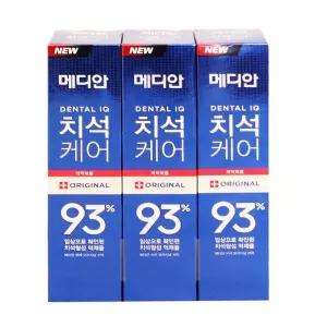 메디안 치석케어 치약 120g 3개입 메디안치약 치석케어치약 콜게이트치약 좋은치약 순한치약