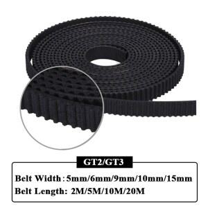 2m 5m 10m 20m GT2 GT3 6mm 고무 9mm 벨트 15mm 10mm 5mm