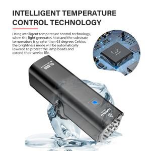 TOWILD CL600LM 자전거 라이트 전면 램프 USB 충전식 LED 2600mAh 자전거 라이트 IPX6 방수 헤드라이트 자