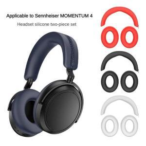 실리콘 보호 슬리브 헤드밴드 이어캡 방수 or 세탁 가능 Sennheiser MOMENTUM 4 헤드 착용 이어폰에 적합