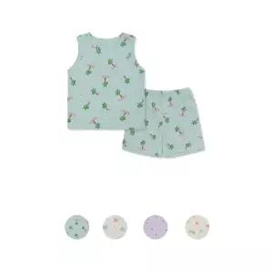 [롯데백화점]탑텐키즈 MKF2UI3303 공용) 유아 뱀부 민소매 라운지 셋업