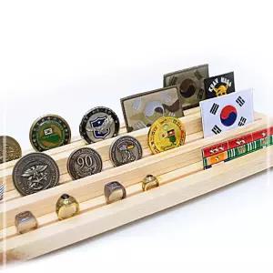 IKW841F69 3단 받침대 보관 사무용품 와펜 기념주화 메달 뱃지 기념품 목걸이 코인 패치
