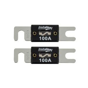 베이 ANL100-10 설치 - 100암페어 ANL 퓨즈(10팩) 블랙