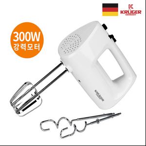 크루거 5단 전동 거품기 KRB-4070 자동 반죽기 핸디형