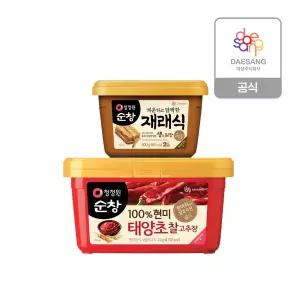 청정원 순창 찰고추장 2kg + 재래식생 된장 500g