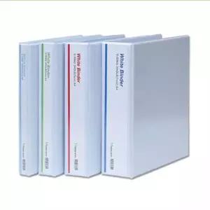 모든오피스)백색투명3공D링바인더(PP A4 5cm)