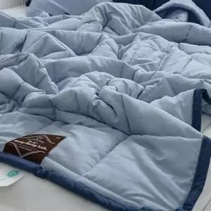 해피니 이불 데일리 리버서블2 간절기 이불 퀸 Q (블루)