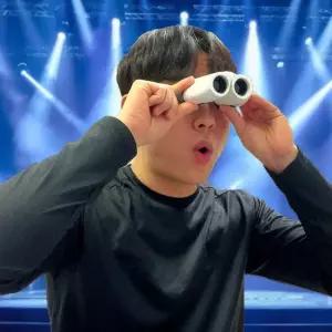 오페라글라스 콘서트 뮤지컬 고성능 휴대용 니쿠라 미니 어린이 자동초점 망원경 쌍안경