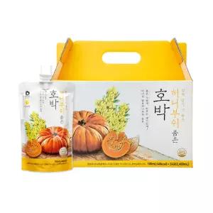 휴온스N 이너셋 허니부쉬 품은 호박즙 100ml 24포 1박스 선물세트 가족 시댁 한가위 설날 추석