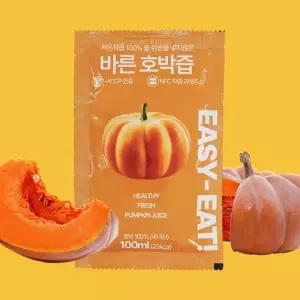 이지잇 과채주스 NFC 저온착즙 호박즙 100ml x 30포 2박스 2개 선물세트 설날 가족 시댁 한가위 부모님