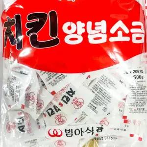 포장마차용 치킨소금 3g x200입 600g X15 옛날통닭 디핑용 솔트 식사 정식 간편요리 즉석요리 집밥 한식