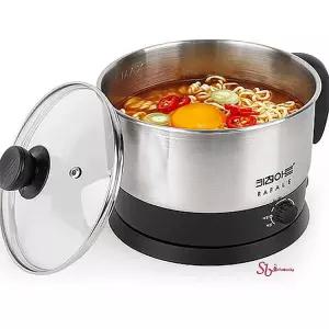 라면포트 1.2L 포트기 여행용 끓이는 기계 조리기 쿠커 전기 멀티 휴대용 키친아트 라팔rst966