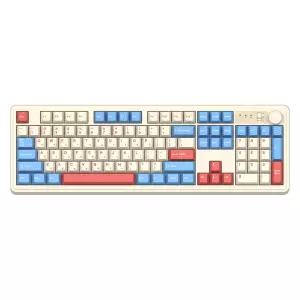 앱코 AF108PRO ABKO x SOAI 콜라보 3모드 기계식 키보드 코랄 블루 경해축
