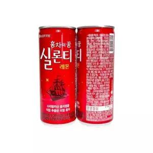 대용량 식품 칠성 실론티 레몬 홍차 캔음료 240ml x 30개