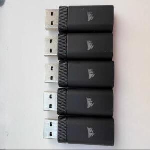 [누리음향]Corsair HS80 MAX RGB 무선 이어폰 교체용 USB 동글 리시버, 패드 어댑터 예비 부품