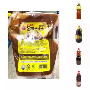 (2kg) 오뚜기 부어먹는 돈까스 소스 스파우트팩/일본식/돈카츠용/옛날식/식당/업소용/전통/경양식/액상