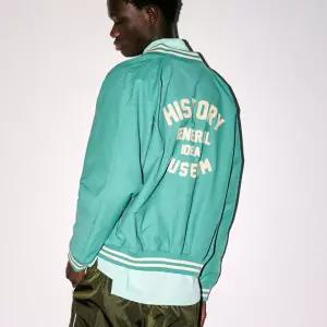 UNISEX 빈티지 스타디움 자켓 [GREEN] / SBC1U07008