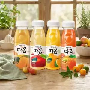 빙그레 자연에서 갓 따옴 주스 오렌지 자몽 사과 천혜향 235ml 20개 모음