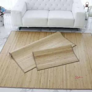 대자리 대나무 돗자리 러그 여름 17mm 90x180cm 매트 거실 침대 오크형 카펫 소품qrs198