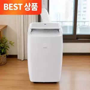 브리즈 듀얼덕트 이동식에어컨 실외기없는 이동형 작은방 아기방 창문형 NPA-DD12TJ 화이트