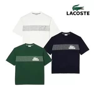 라코스테LACOSTE 라코스테 네트 프린트 반팔티 TH5590 루즈핏 1224203