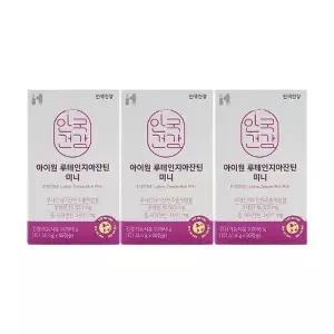 안국건강 아이원 루테인지아잔틴 미니 151.41mg x 60캡슐 x 3박스