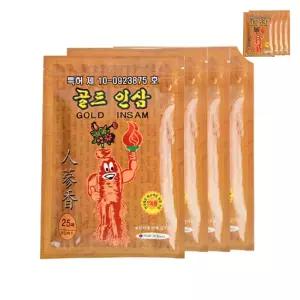 인삼패드25매/골드인삼 건강패드 인삼파스