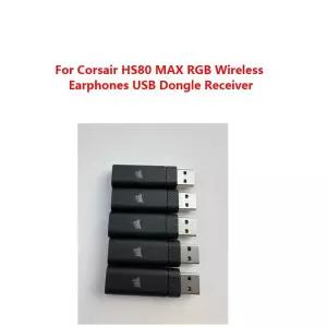 Corsair HS80 MAX RGB 무선 이어폰 교체용 이어 패드 USB 어댑터 예비 부품용 USB 동글 수신기