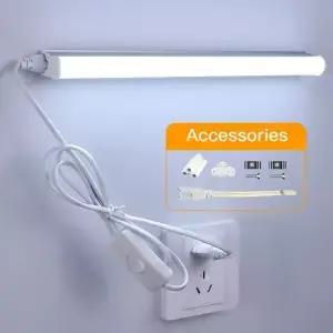 1FT 6W 29CM 책상 램프 T5 튜브 LED 바 책장 아래 장착 용 나사 AC220V 110V 홈 테이블 조명 lampara