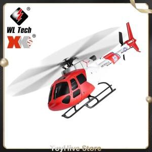 2026 WLToys K150 RC 헬리콥터 4CH 플라이바리스 AS350 에어 레스큐 모델(취미용 고도 유지 광학 흐름