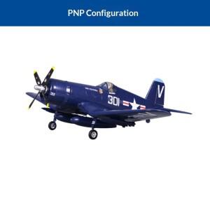 F4u 코르세어 RC 비행기 4채널 고정익 스턴트 글라이더 PNP 원격 조종 항공기 (야외 취미 및 애호가용)